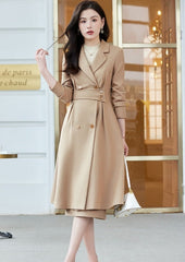 Set Overcoat with Matching Skirt