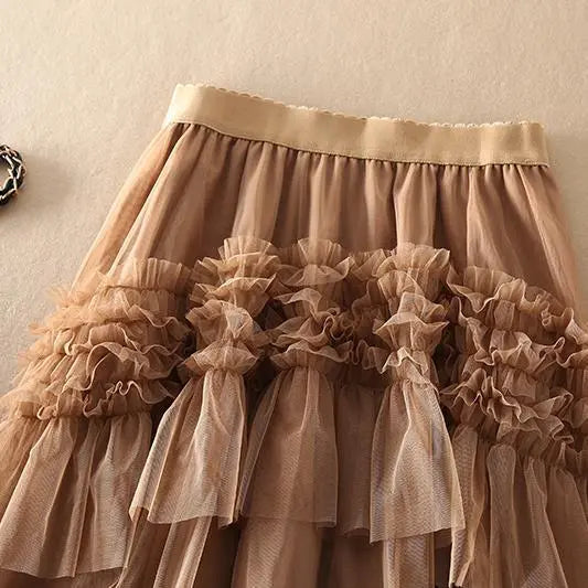 Frilled Layered Skirt